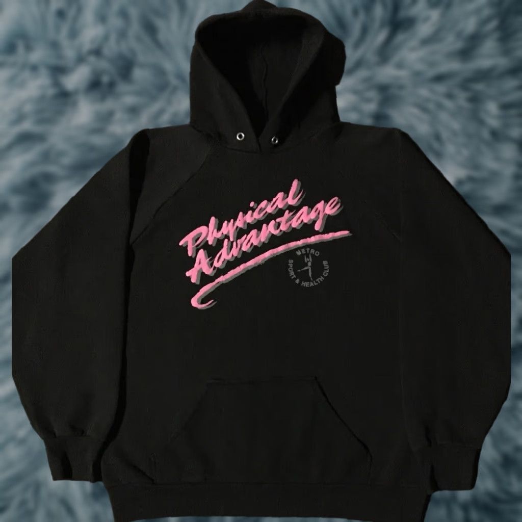 Vintage VINTAGE Vaporwave Hoodie Men M Black 80s 90s Metro Sports Club Grunge Nike? (Note: This item does not include Nike; adjust to original words.) Size US M / EU 48-50 / 2 - 1 Thumbnail