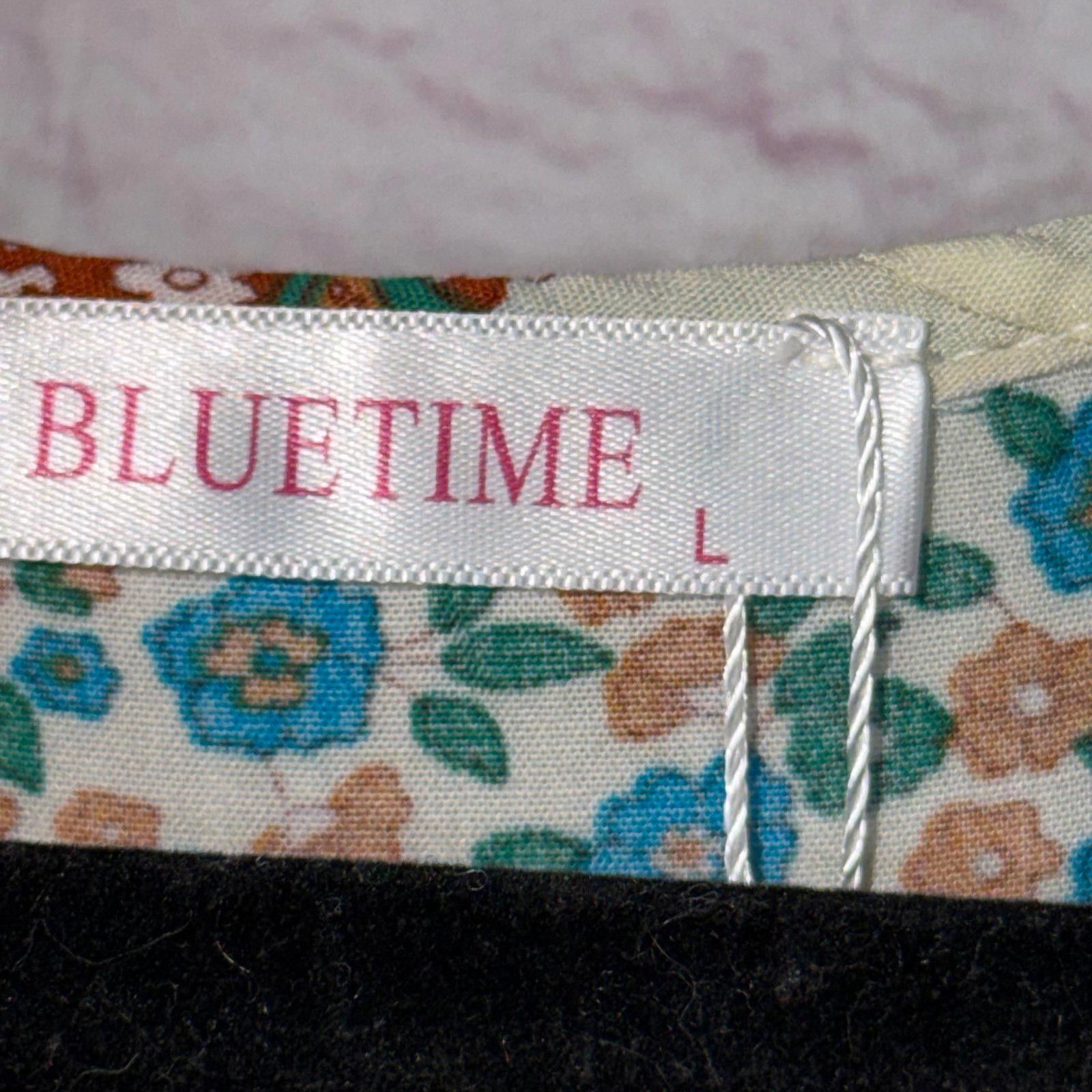 Other Bluetime Floral Boho Dress with 3/4 Sleeves Large NWT Size L / US 10 / IT 46 - 6 Thumbnail