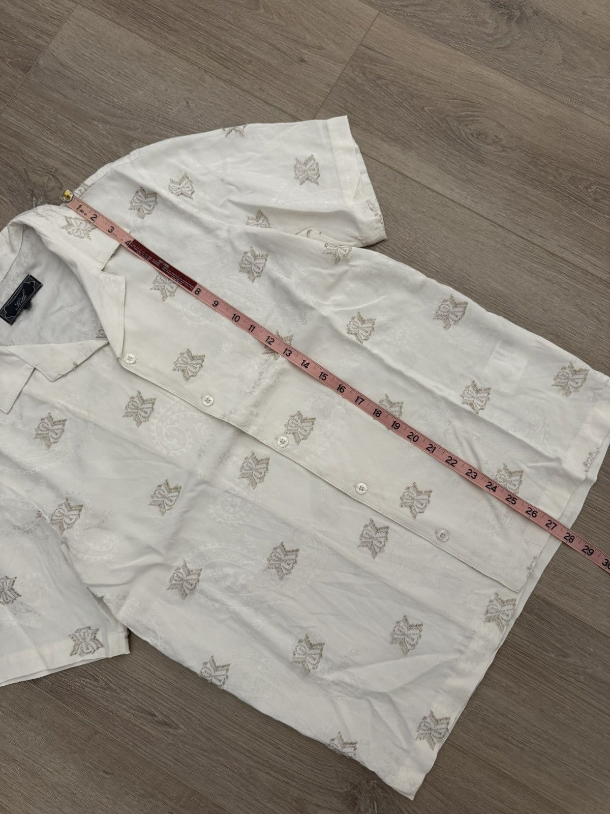 Kith Kith S/S 2025 Thompson Camp Collar Embroidered Pattern Shirt Size US S / EU 44-46 / 1 - 9 Thumbnail