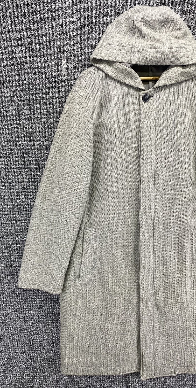Yohji Yamamoto Vintage Yohji Yamamoto A.A.R Hoodie Wool Long Jacket Size US L / EU 52-54 / 3 - 4 Thumbnail