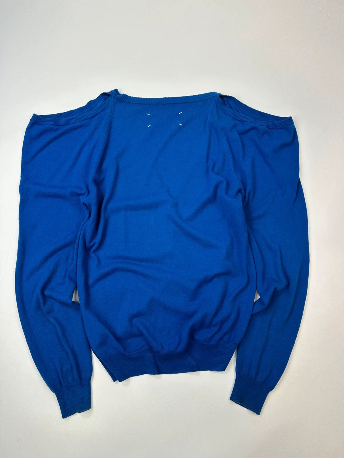 Maison Margiela Martin Margiela Line1 SS09 Electric Blue Cardigan Shoulder Size US M / EU 48-50 / 2 - 5 Thumbnail
