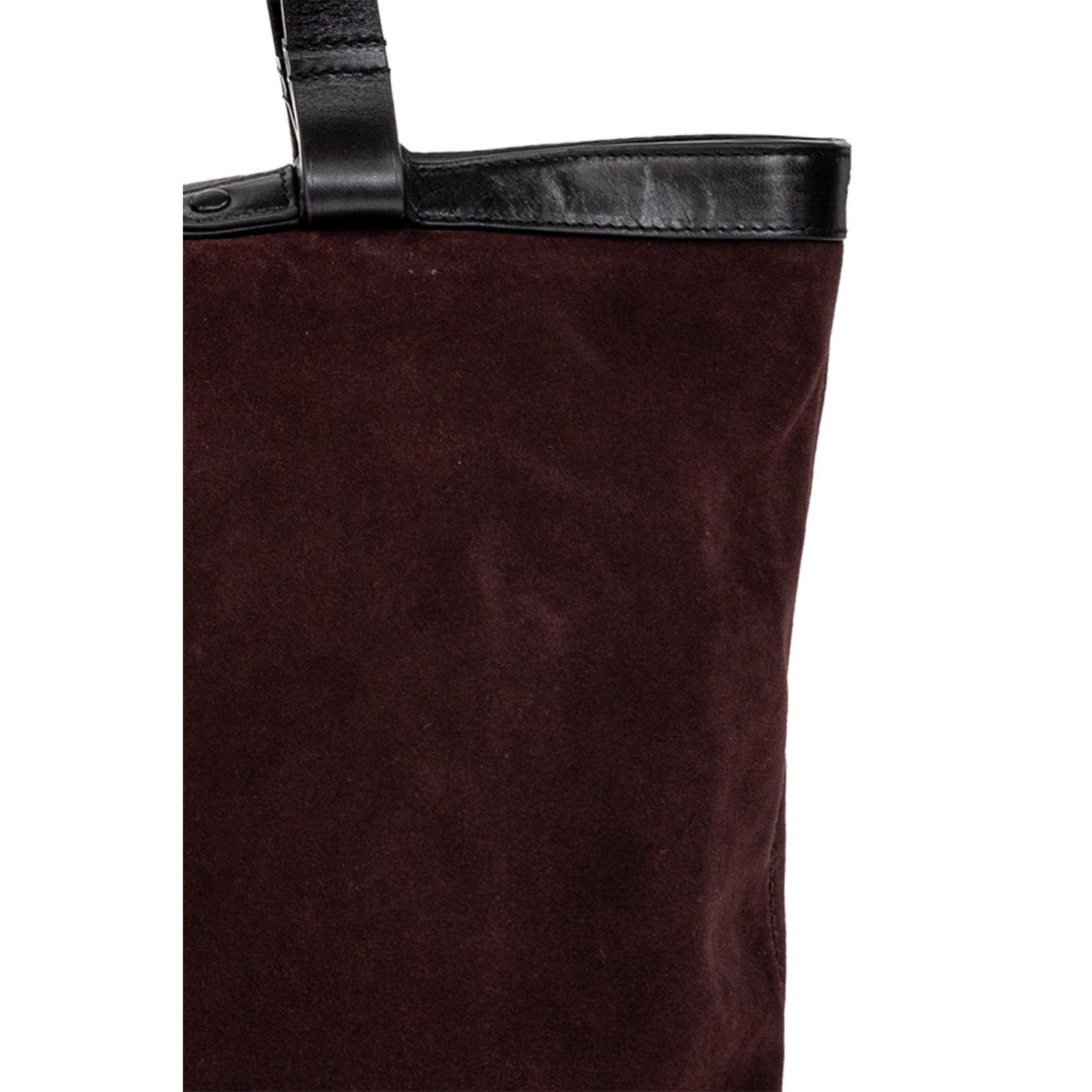 Dries Van Noten DRIES VAN NOTEN Suede Bordeaux Tote Bag New & Authentic Size ONE SIZE - 4 Thumbnail