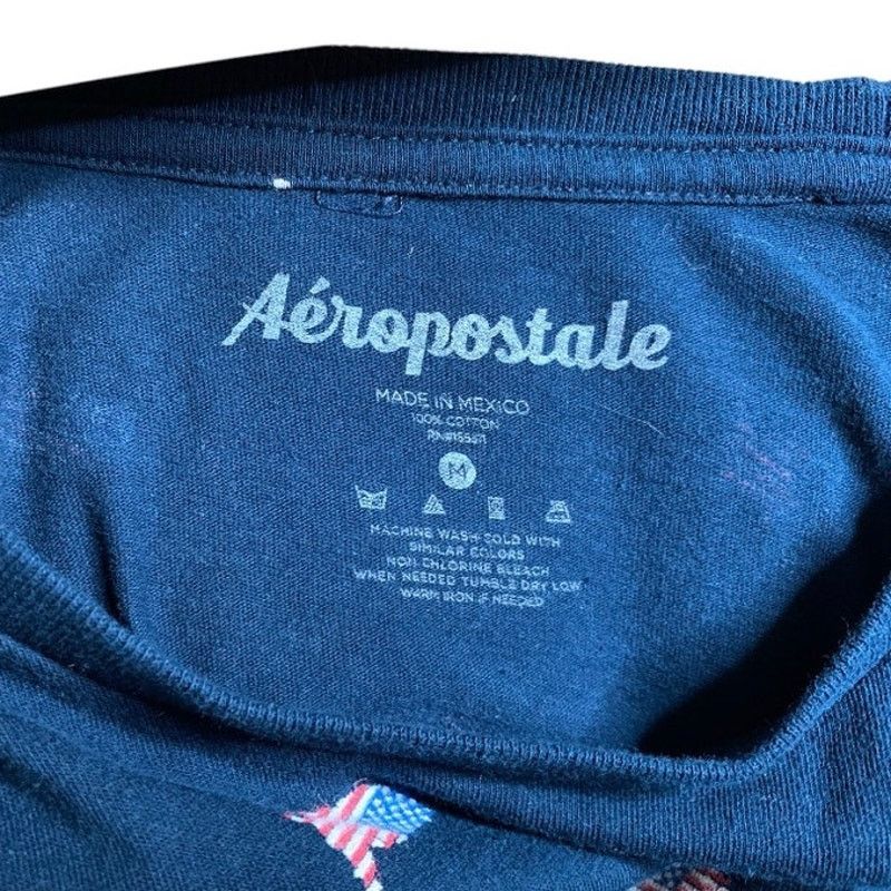 Aeropostale Aeropostale Mens Size Medium Patriotic T-Shirt American Flag Size US M / EU 48-50 / 2 - 5 Thumbnail