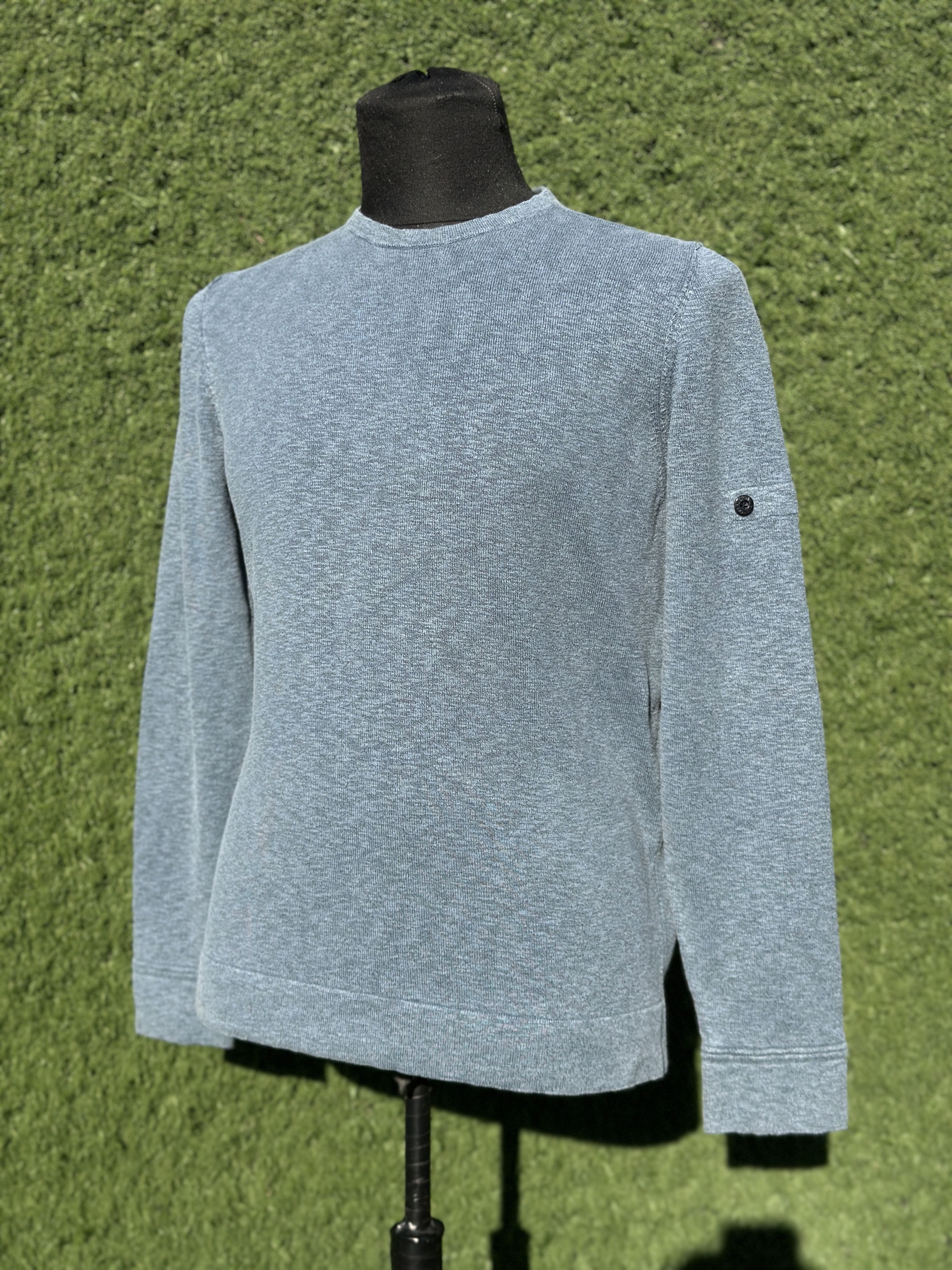 Stone Island Fine Gauge Cotton Knit Crewneck Garment Size L