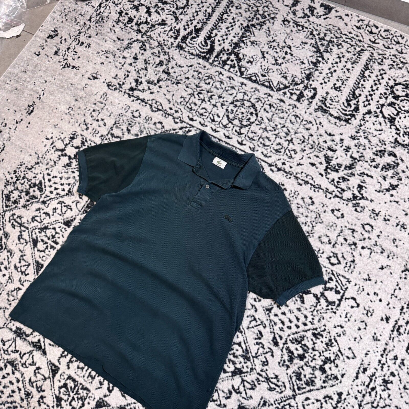 Lacoste × Vintage Vintage Lacoste Unisex Bottle Green Cotton Polo Shirt Size M Size US M / EU 48-50 / 2 - 4 Thumbnail