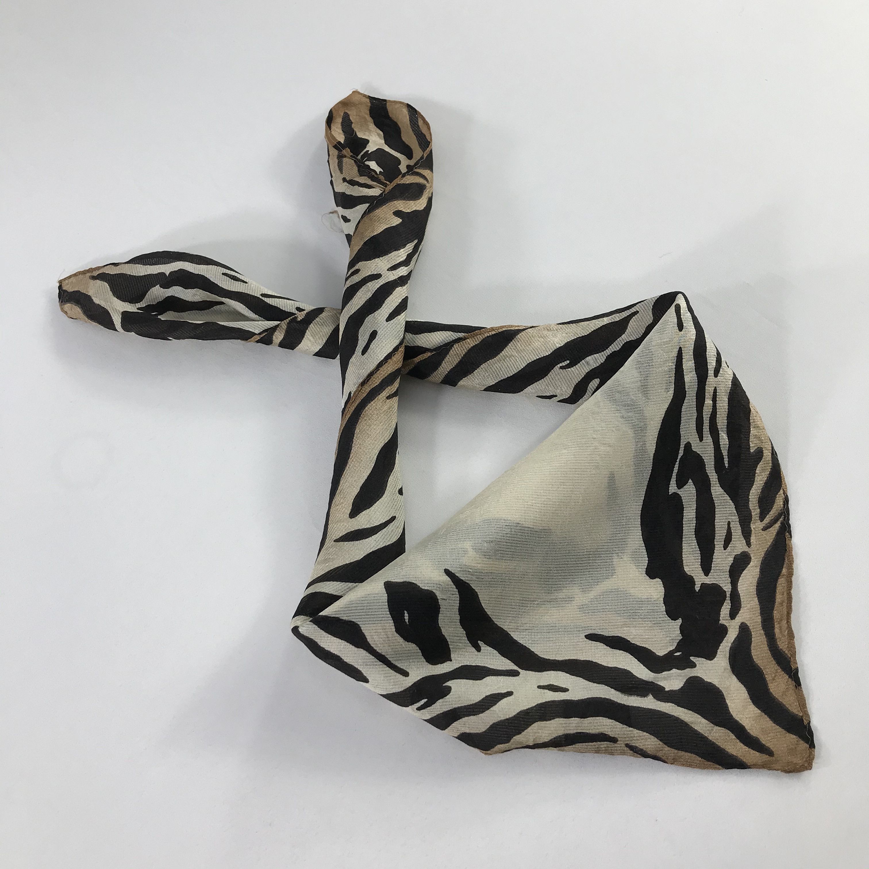 Krizia Uomo × Vintage Krizia Uomo Bandana / Handkerchief / Neckerchief - S898 Size ONE SIZE - 6 Thumbnail