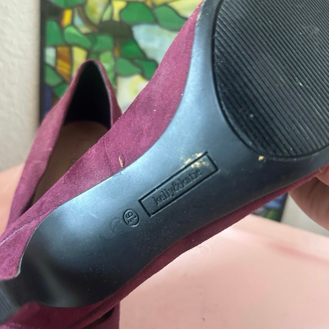 Other kelly&katie red burgundy stiletto heels shoes Size US 9.5 / IT 39.5 - 4 Thumbnail