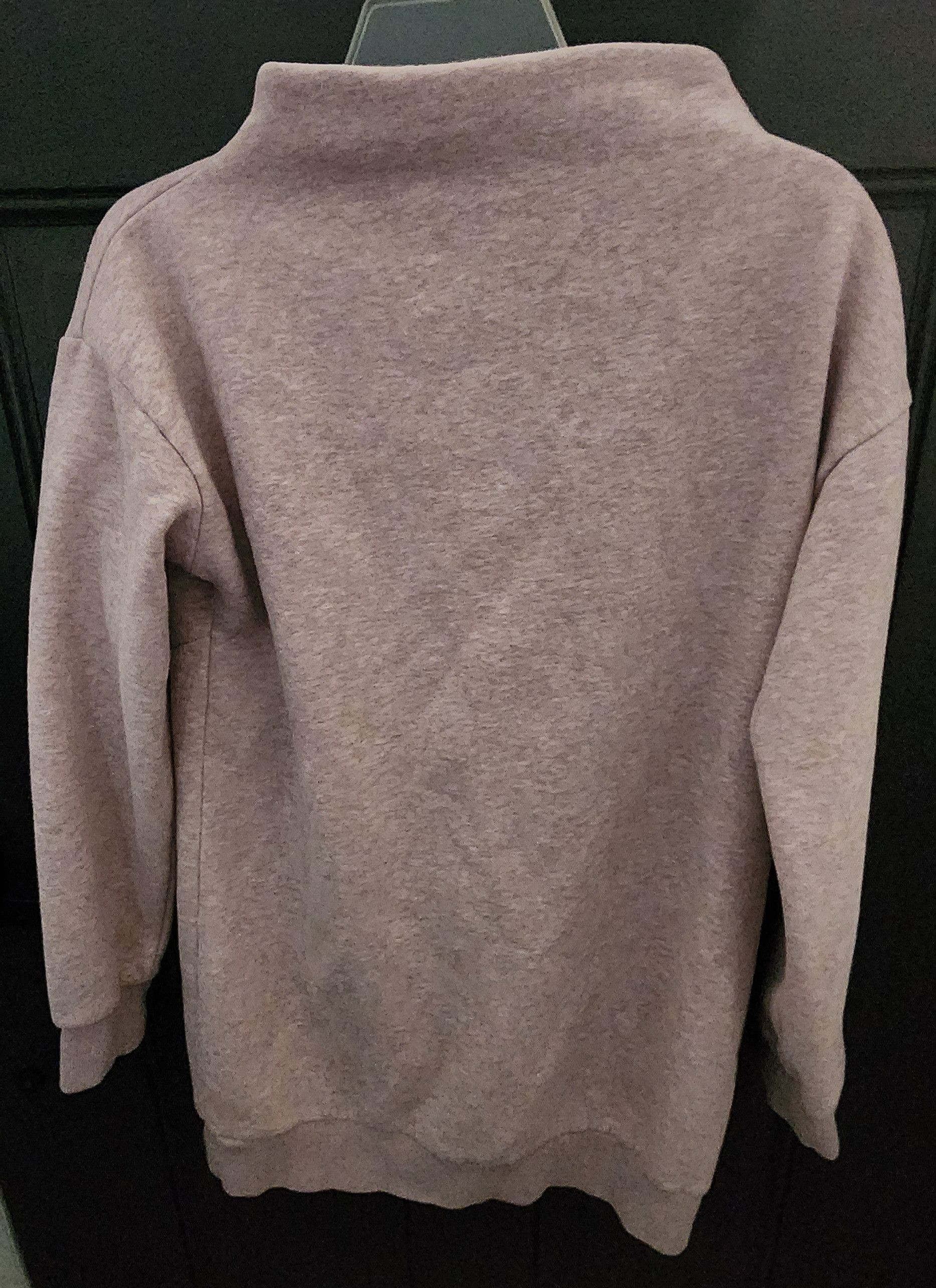 Gymshark Gymshark Light Pink Oversized Mock Neck Tunic Sweater S Size S / US 4 / IT 40 - 2 Thumbnail