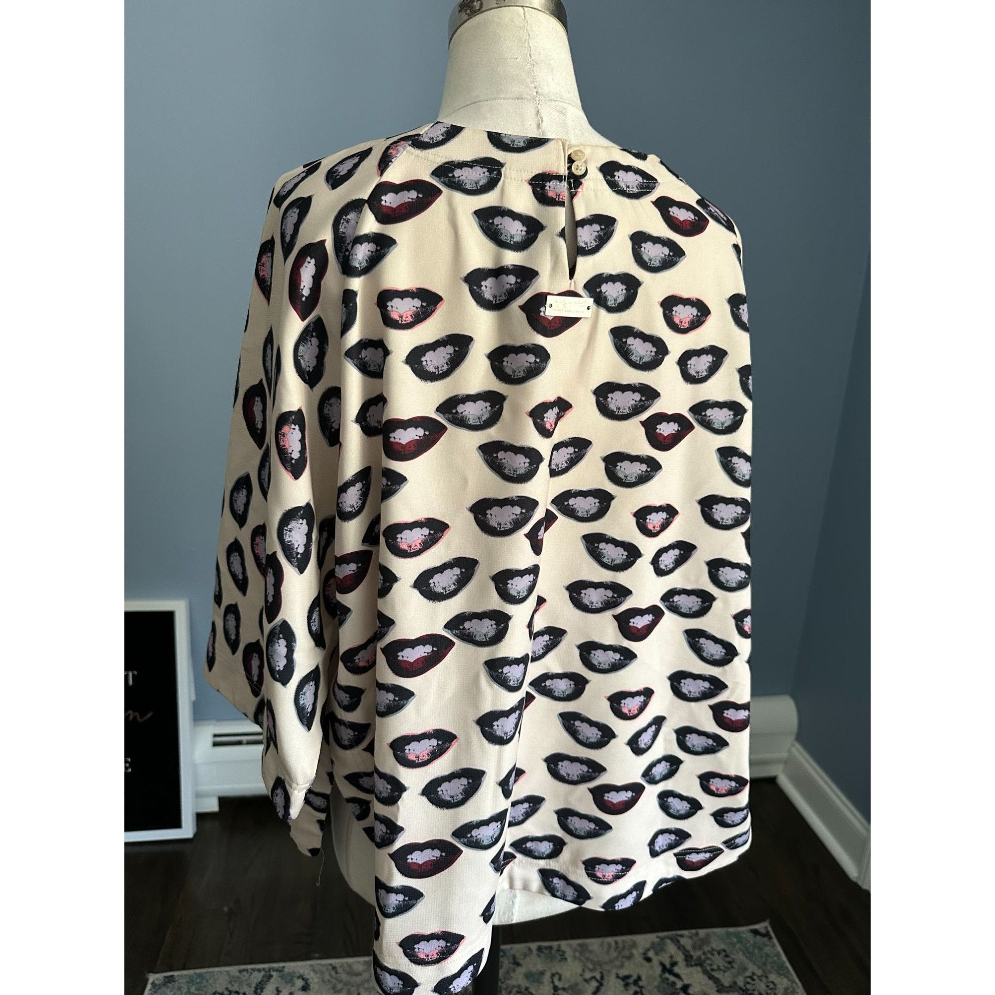 Pepe Jeans Bells Andy Warhol Marilyn Monroe Lips Pop Art Top M/L Size M / US 6-8 / IT 42-44 - 4 Thumbnail