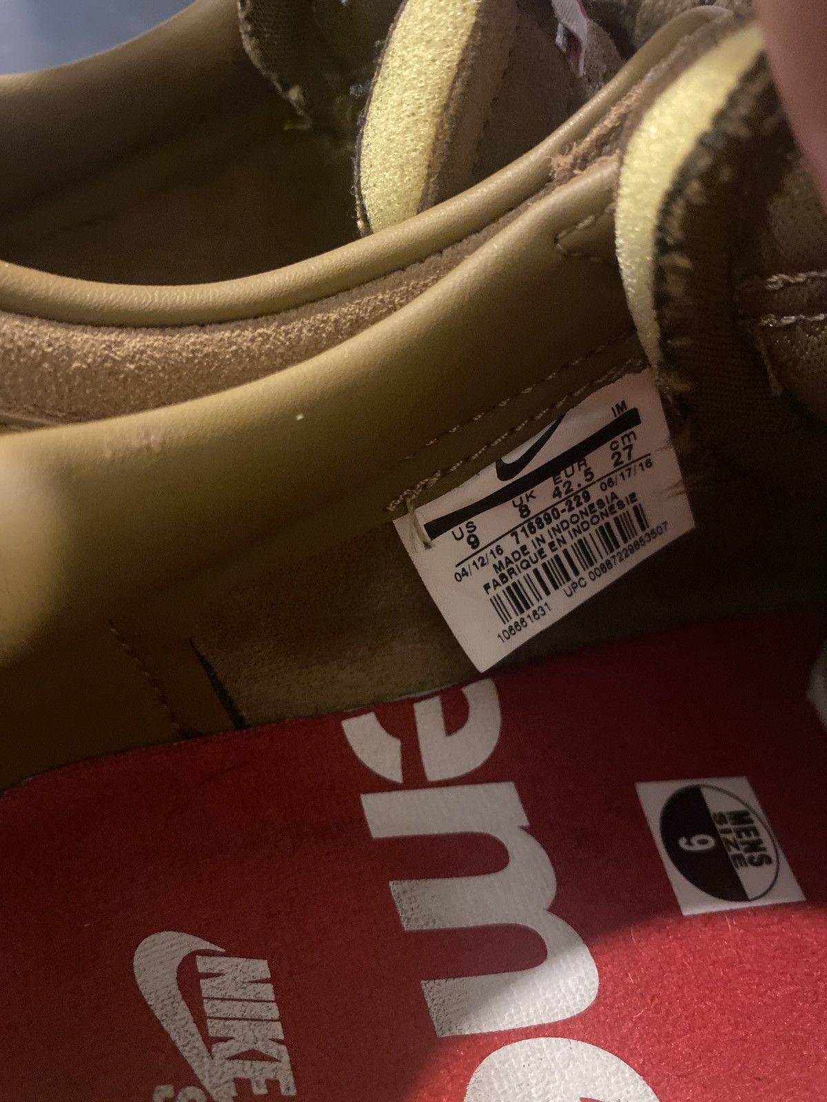 Nike × Supreme Supreme Blazer Low GT Size US 9 / EU 42 - 5 Thumbnail