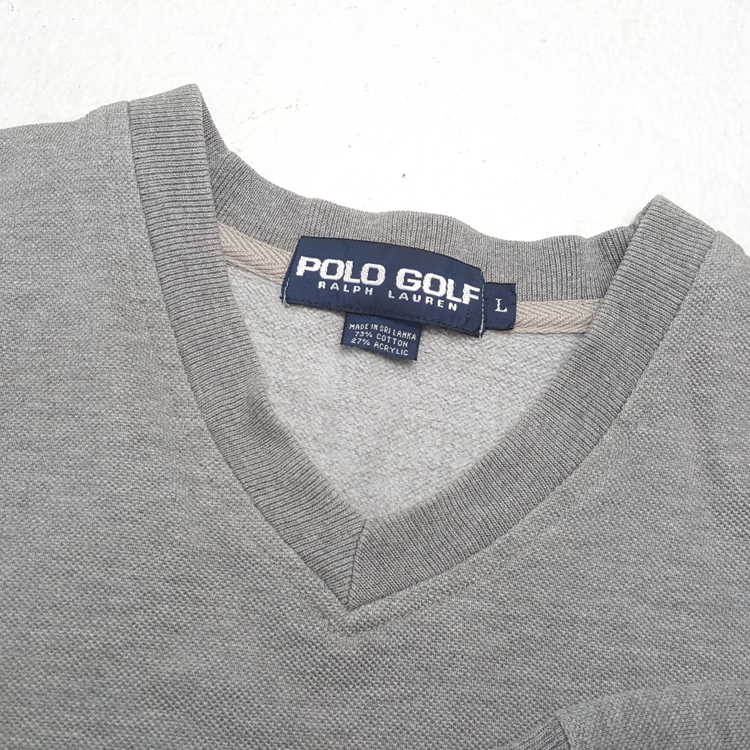 Polo Ralph Lauren × Vintage POLO GOLF by RALPH LAUREN Small Design Sweatshirt Size US L / EU 52-54 / 3 - 9 Thumbnail