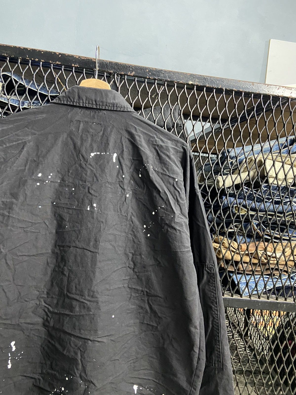 If Six Was Nine × Le Grande Bleu (L.G.B.) × Other Rare Hand Painted Baycrest Oi! Oi! Military Jacket Size US L / EU 52-54 / 3 - 11 Thumbnail