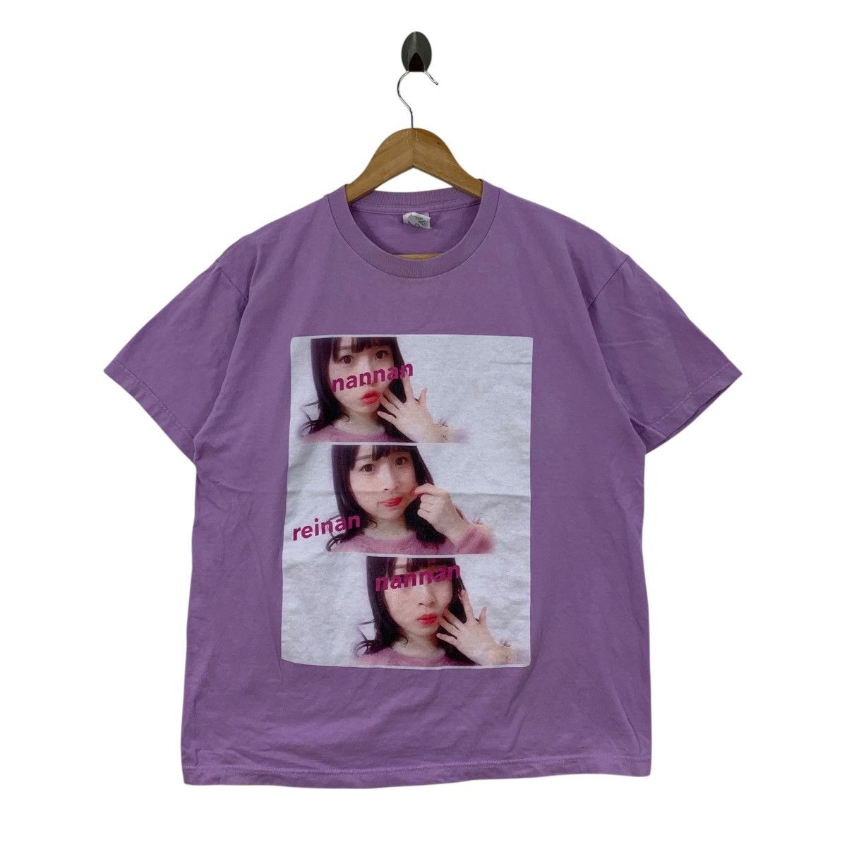 Japanese Brand YUKINO REINA Nannanreinan Japan Idol With Signature Tshirt Size US L / EU 52-54 / 3 - 1 Thumbnail