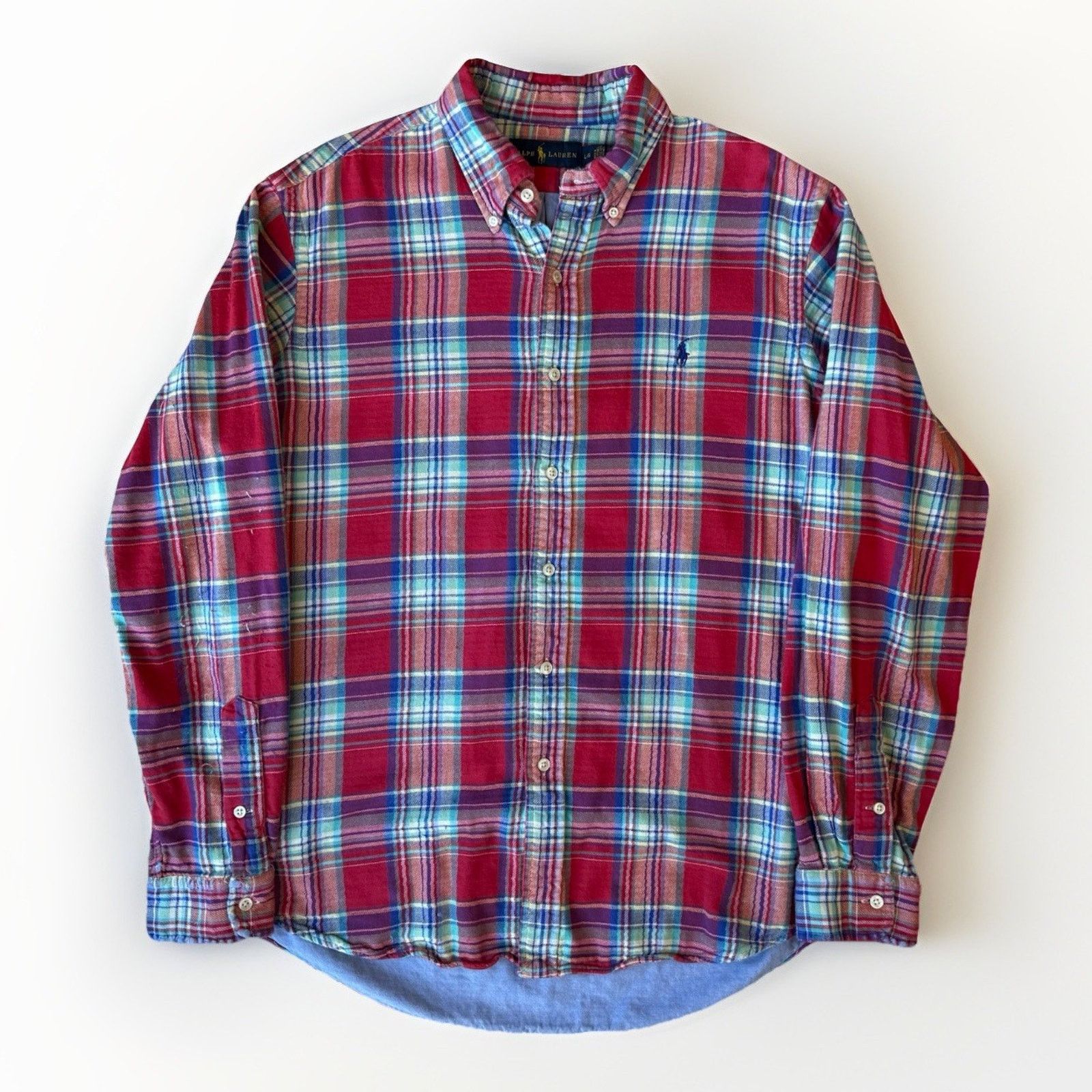 Polo Ralph Lauren Polo Ralph Lauren Flannel Large Multicolor Lined Causal Size US L / EU 52-54 / 3 - 1 Thumbnail