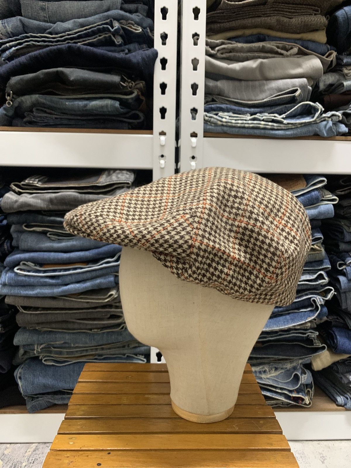 Vintage Vtg Doria Borsalino Gatsby Flat Cap Headwear Newsboy Size ONE SIZE - 3 Thumbnail
