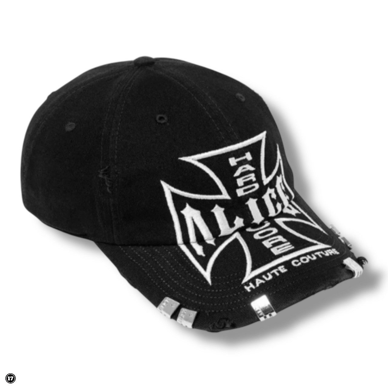 Alice Hollywood ALICE HOLLYWOOD CHOPPER LOGO CAP (BLACK