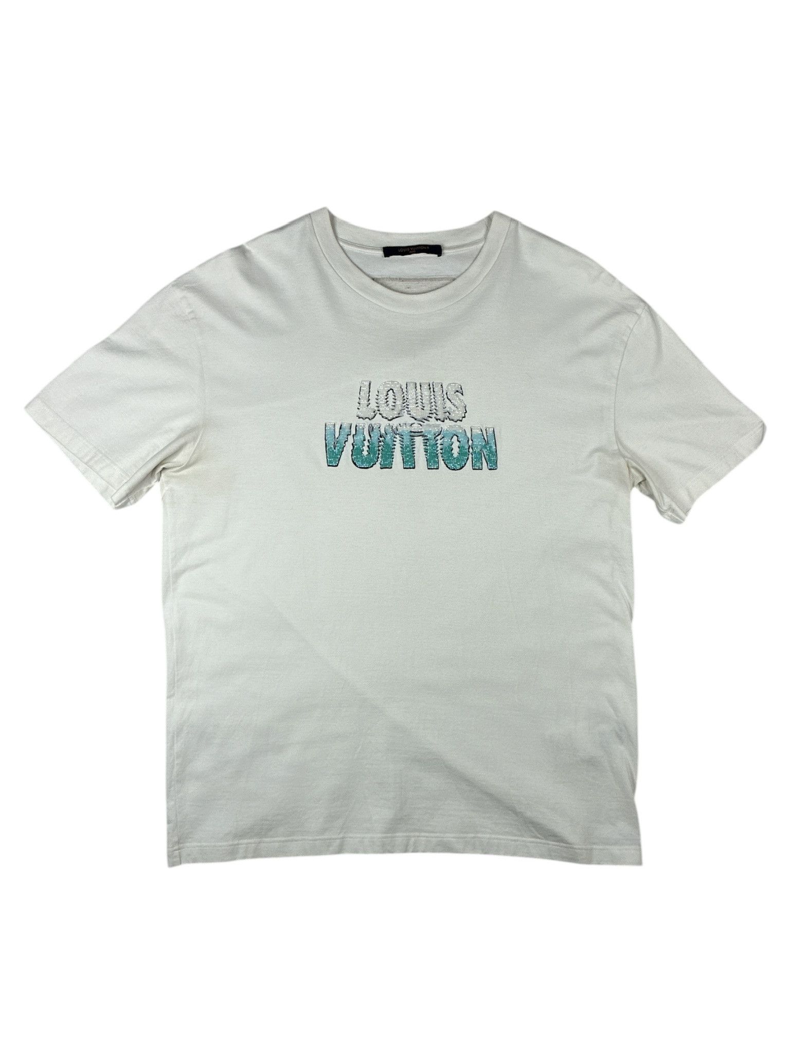 Louis Vuitton Louis Vuitton Embroidered Beads Cotton T-Shirt Size US L / EU 52-54 / 3 - 1 Thumbnail