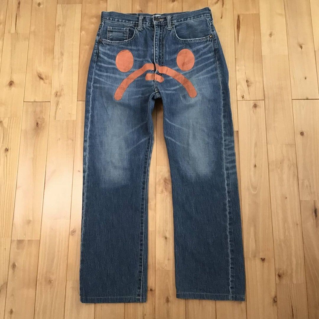 Bape BAPE Milo Face Denim Pants a bathing ape NIGO ★size S Size US 30 / EU 46 - 1 Thumbnail