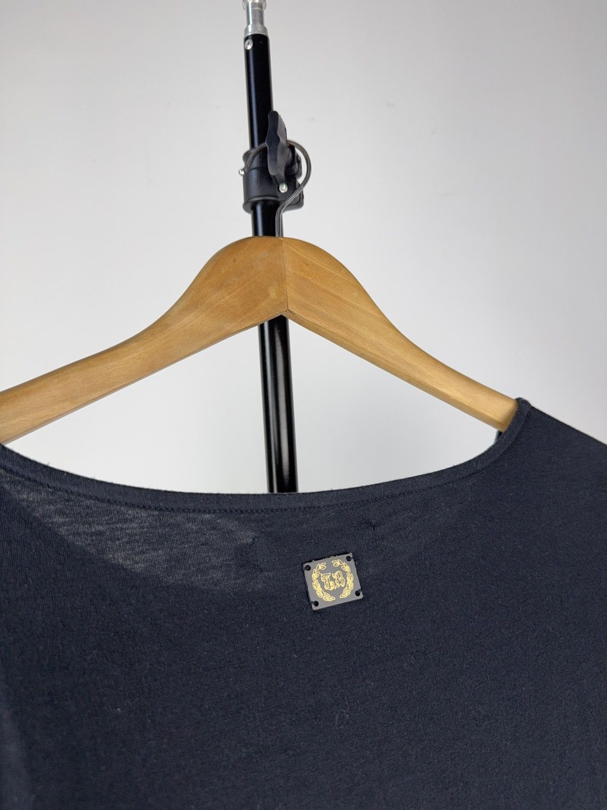 Burberry Vintage 00s Luxury Thomas Burberry Blue Sexy Dress Retro Size M / US 6-8 / IT 42-44 - 8 Thumbnail