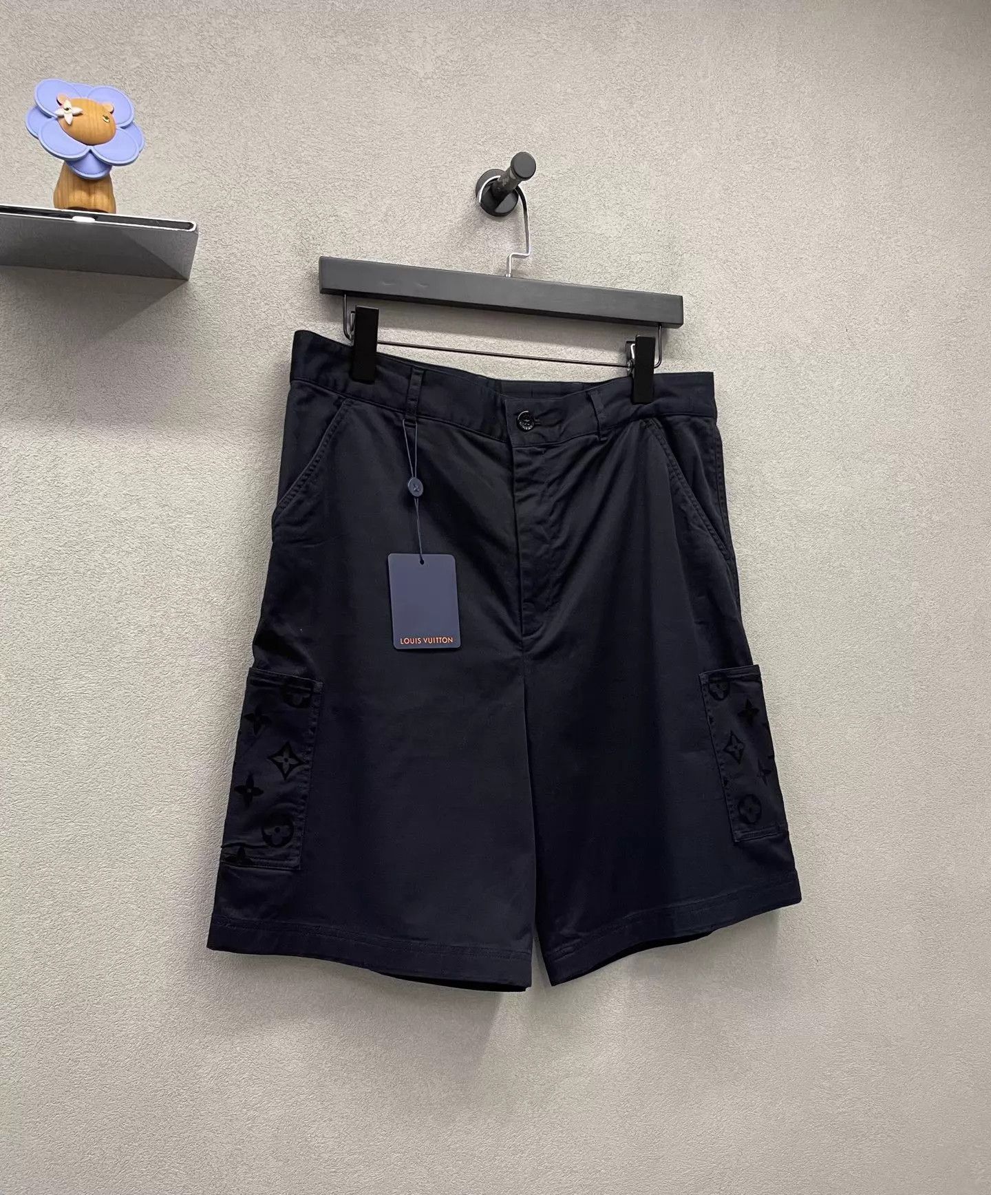 Louis Vuitton Lv Flocked Black Shorts Size 50 Size US 34 / EU 50 - 3 Thumbnail