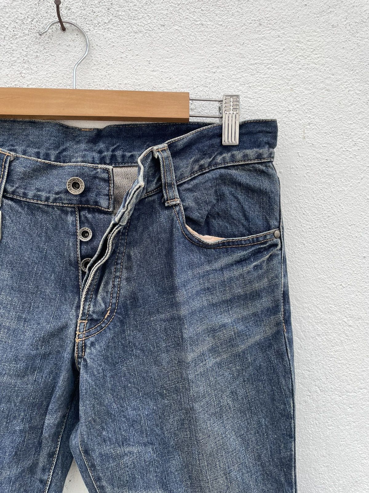 5351 POUR LES HOMMES 5351 Pour Les Hommes Flared Jeans Made In Japan Size US 30 / EU 46 - 3 Thumbnail