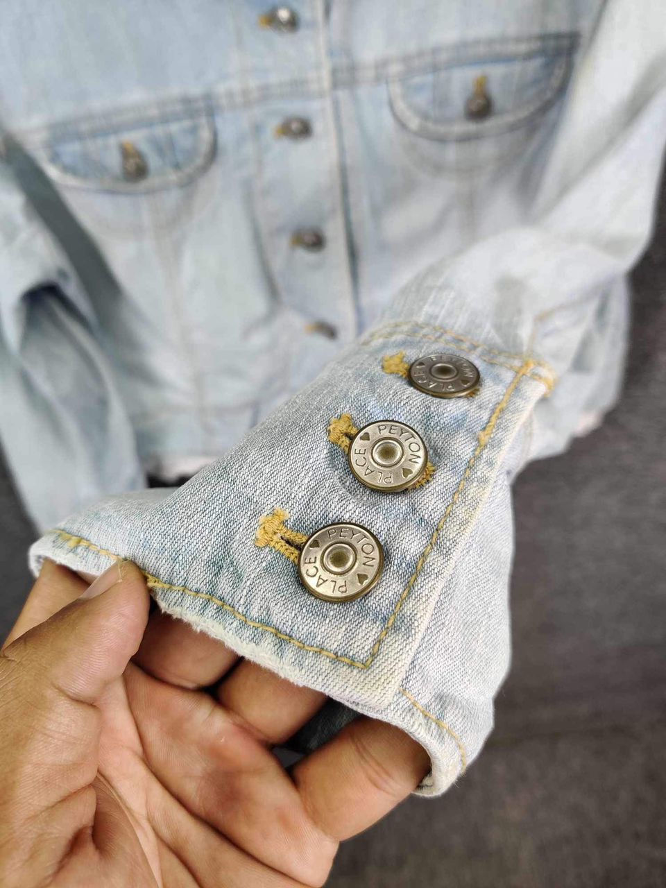 Japanese Brand Vintage Peyton Place Denim Jacket Size US M / EU 48-50 / 2 - 13 Thumbnail