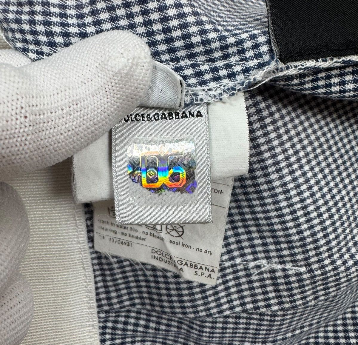 Dolce & Gabbana Dolce & Gabbana Tank Dress Blue Gingham Cotton size 38 Size XS / US 0-2 / IT 36-38 - 16 Thumbnail