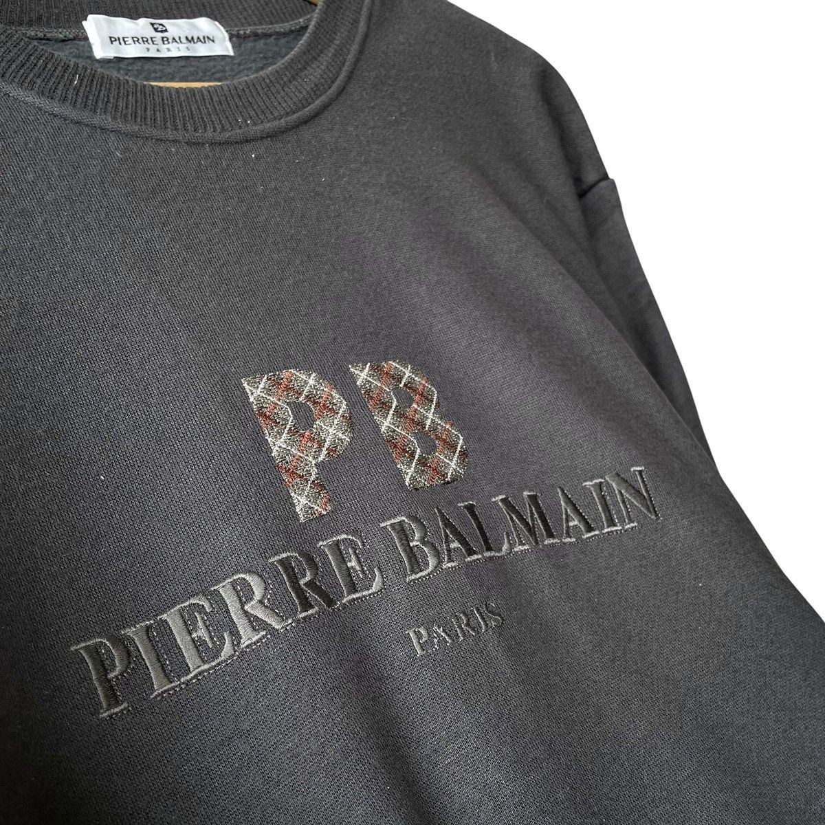 Pierre Balmain Pierre Balmain Paris Vintage Crewneck Sweatshirt Size US M / EU 48-50 / 2 - 4 Thumbnail