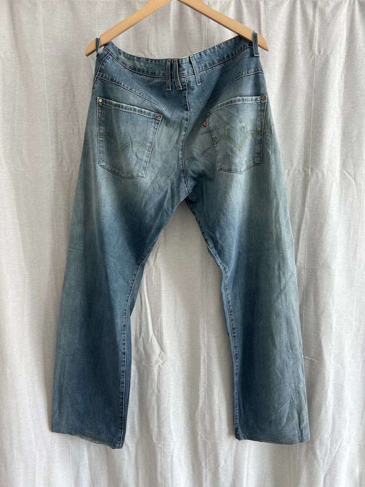 Levi's Levis Engineered Jeans Buckleback Tag W33 Actual 34x31 Size US 33 - 4 Thumbnail