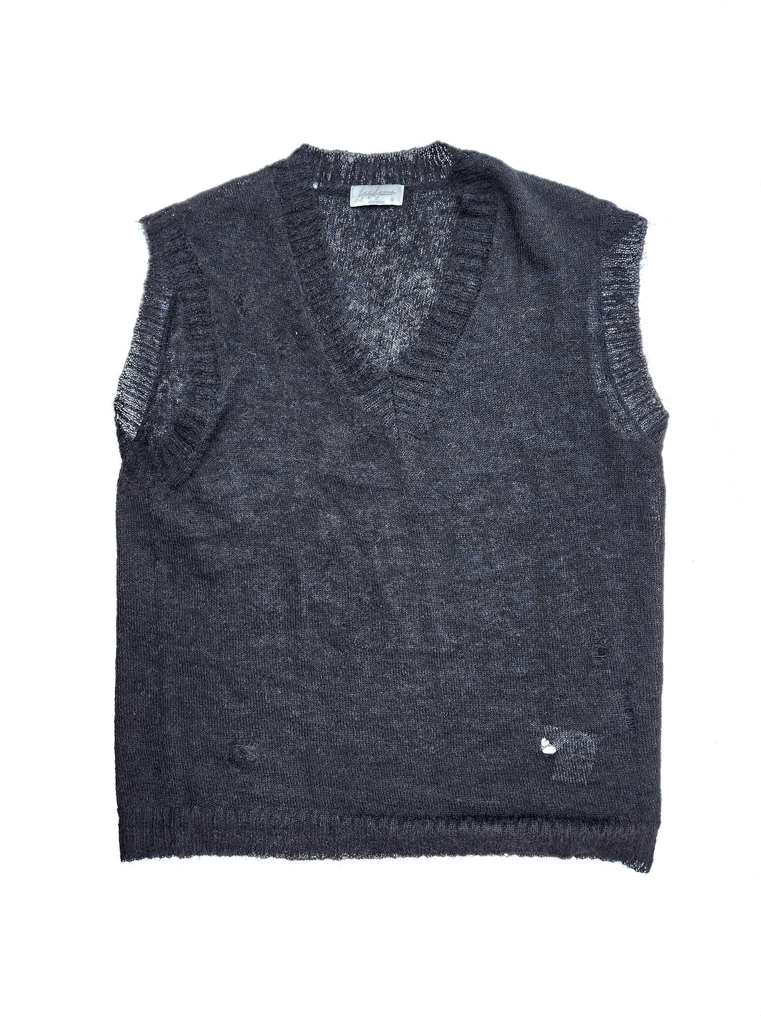 Yohji Yamamoto Yohji Yamamoto Pour Homme 24AW Mohair Knit Sweater Vest Size US L / EU 52-54 / 3 - 1 Thumbnail