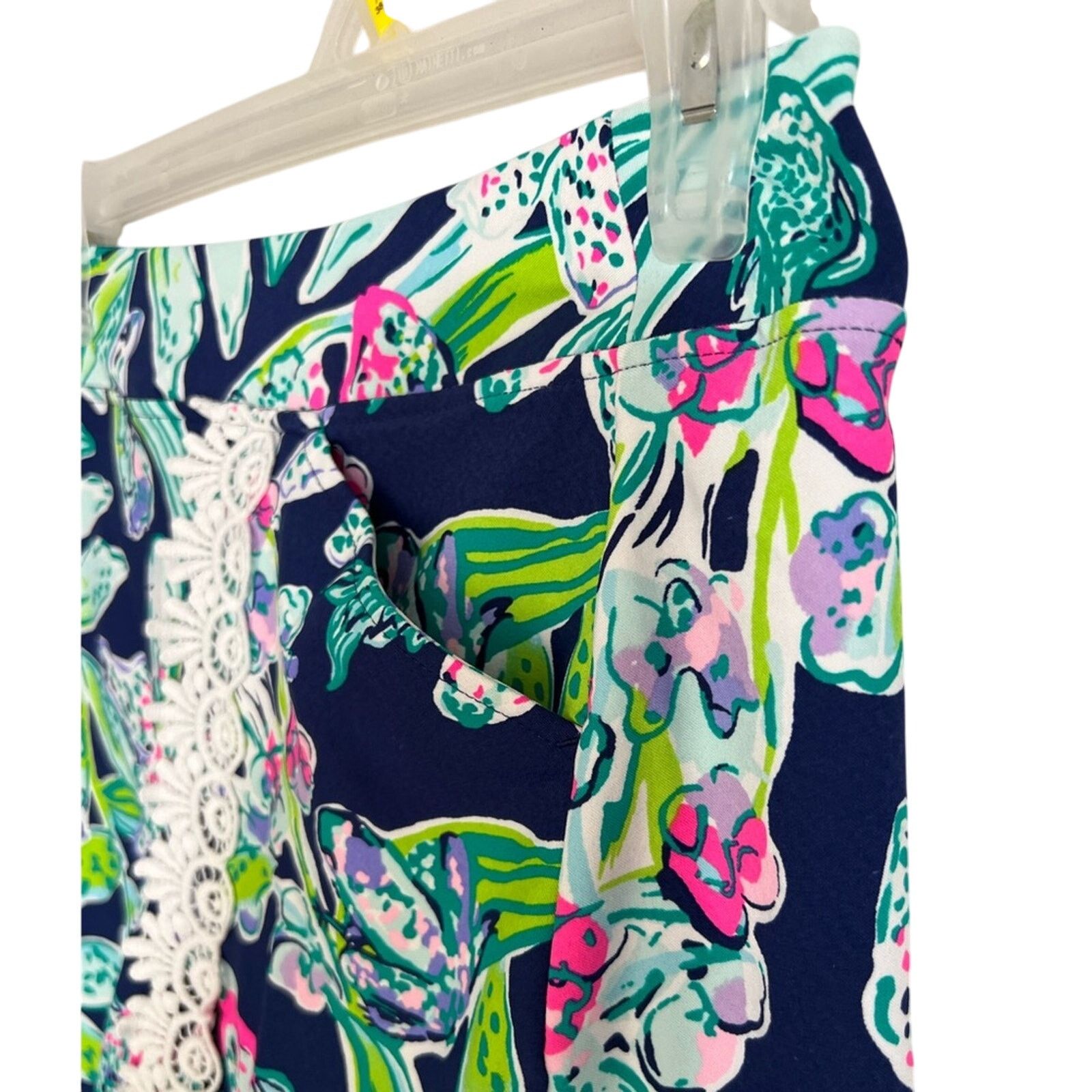 Lilly Pulitzer Lilly Pulitzer Women's UPF 50+ Luxletic Daphne Skort Blue 00 Size 24" / US 00 / IT 34 - 4 Thumbnail