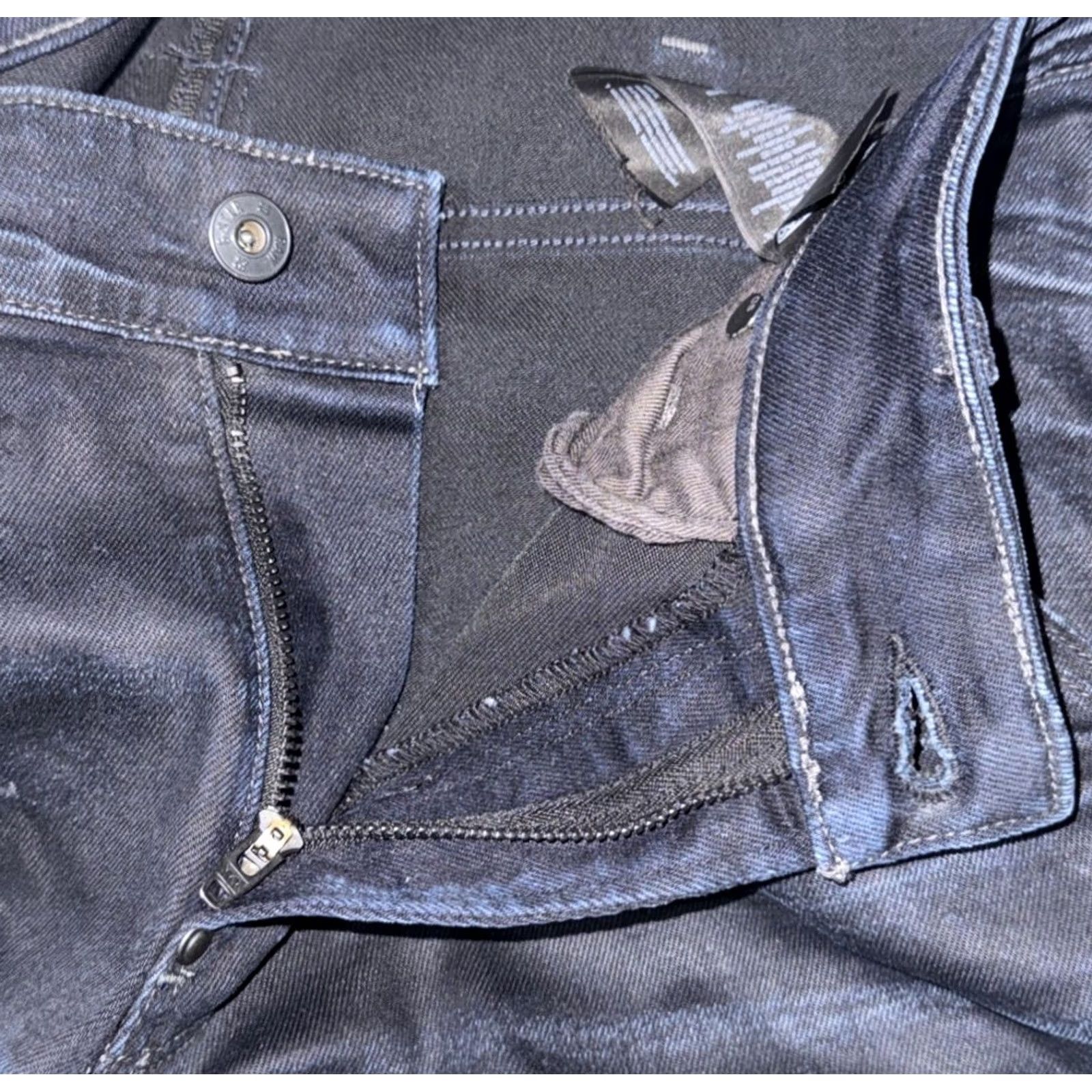G-Star G-Star Raw Jeans Mens W33 L36 5620 3D Skinny Zip Knee Blue Size US 33 - 5 Thumbnail
