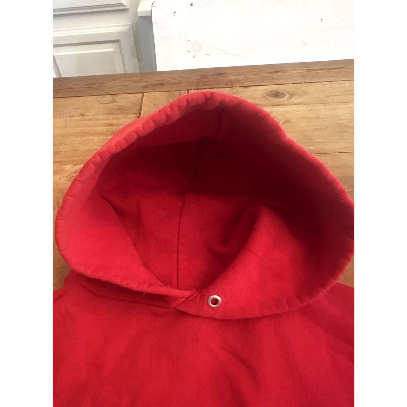 Jerzees VINTAGE Jerzees Super Sweats Hoodie XL Red 90s Embroidered Logo Men's Size US XL / EU 56 / 4 - 4 Thumbnail