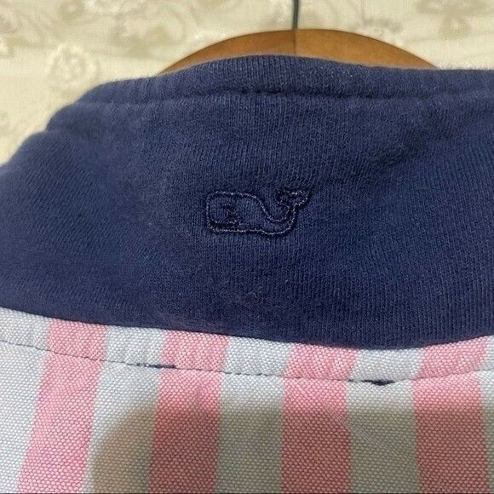 Vineyard Vines Vineyard Vines Womens Pullover XS Oxford Stripe Cozy Shep Size XS / US 0-2 / IT 36-38 - 7 Thumbnail