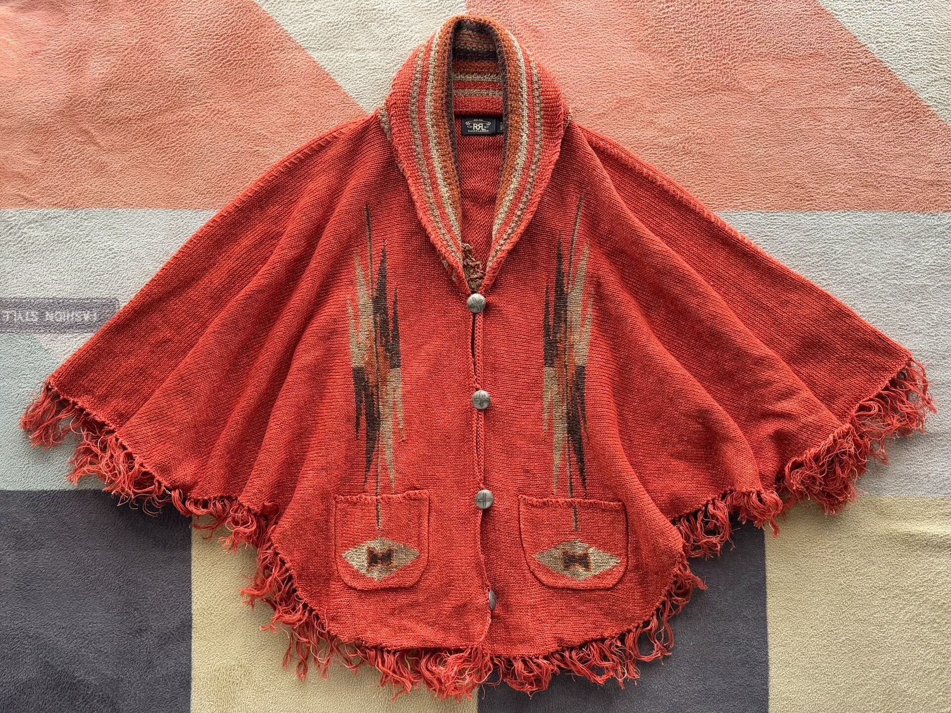 RRL Ralph Lauren Ralph Lauren RRL Southwest Poncho Size ONE SIZE - 1 Thumbnail