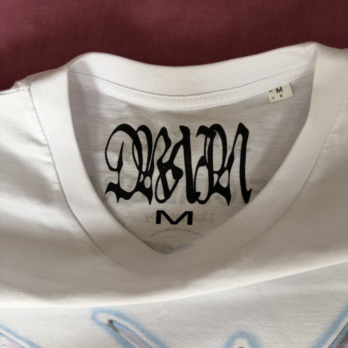 Drain Gang Bladee Laser Logo T Shirt - White Size US S / EU 44-46 / 1 - 3 Thumbnail