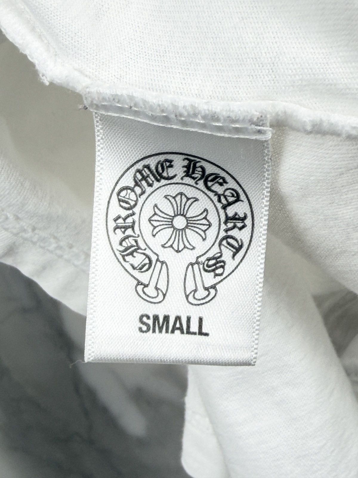 Chrome Hearts Chrome Hearts Vintage Plus Cross Square Logo Tshirt White Size US S / EU 44-46 / 1 - 8 Thumbnail