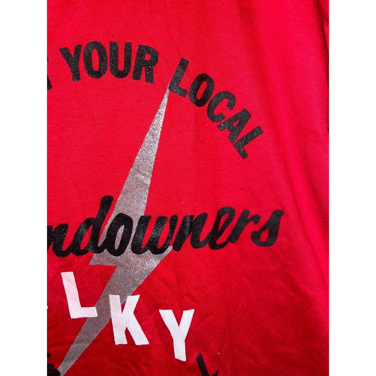 Jerzees Vintage Sundowners Shirt Support Your Local Silky Tee 80s M Size US M / EU 48-50 / 2 - 3 Thumbnail