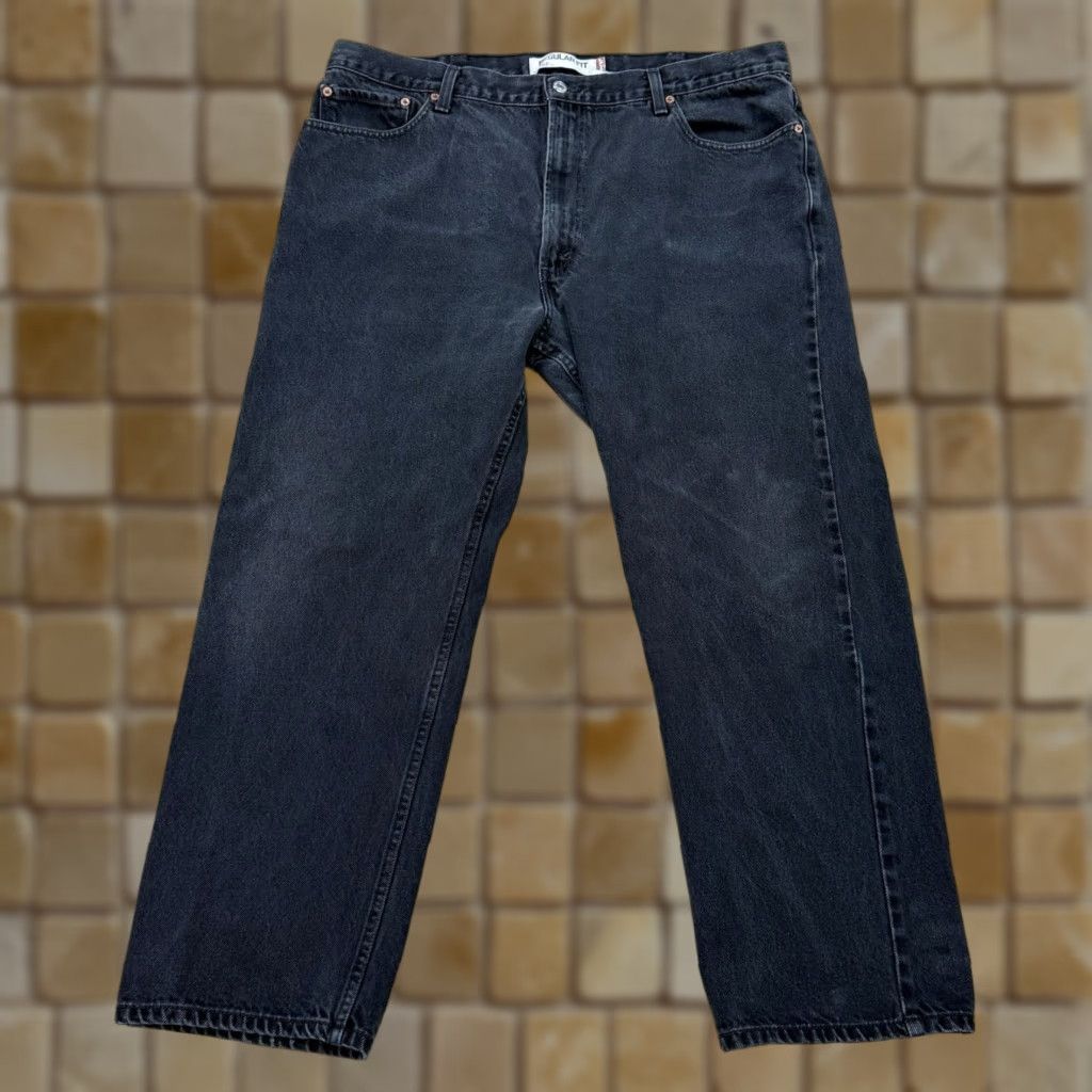 Levi's VINTAGE Levi's 505 Jeans - Men's - Regular - 42x30 - Black - Straight Leg - 1990s - Patch Missing, Used Good Condition Size US 42 / EU 58 - 1 Thumbnail