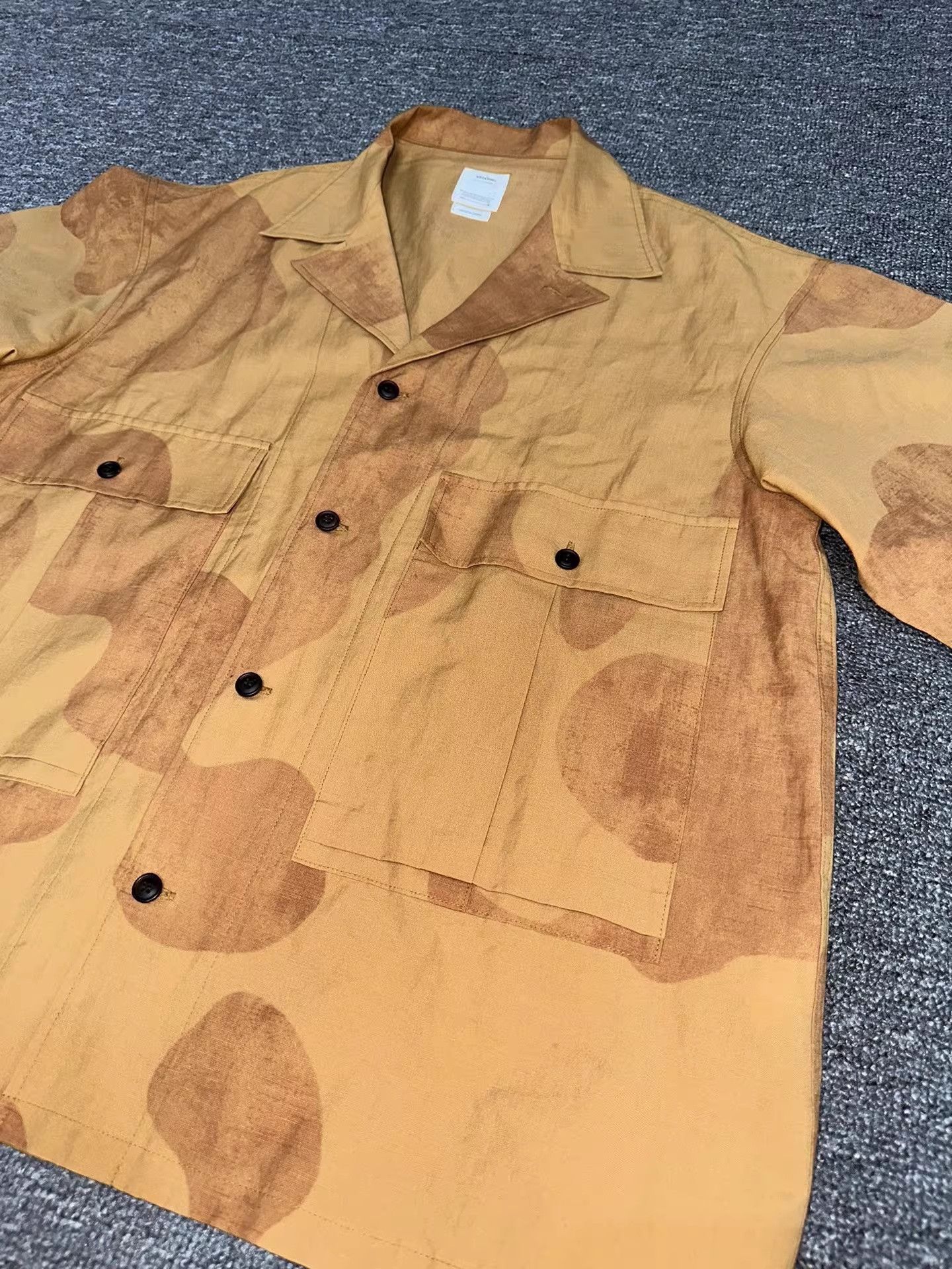 Visvim visvim Short-Sleeve Camouflage Shirt Size US XL / EU 56 / 4 - 6 Thumbnail