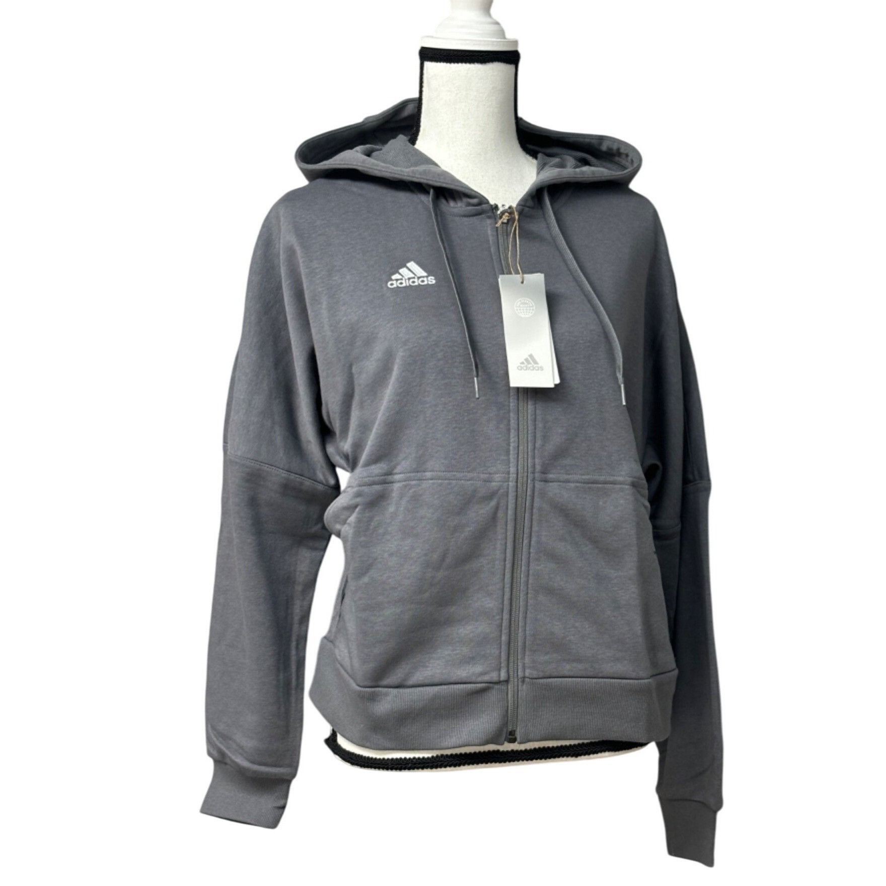 Adidas Adidas Women's Football/ Soccer Hoodie, Team Gray Four, M Size M / US 6-8 / IT 42-44 - 3 Thumbnail