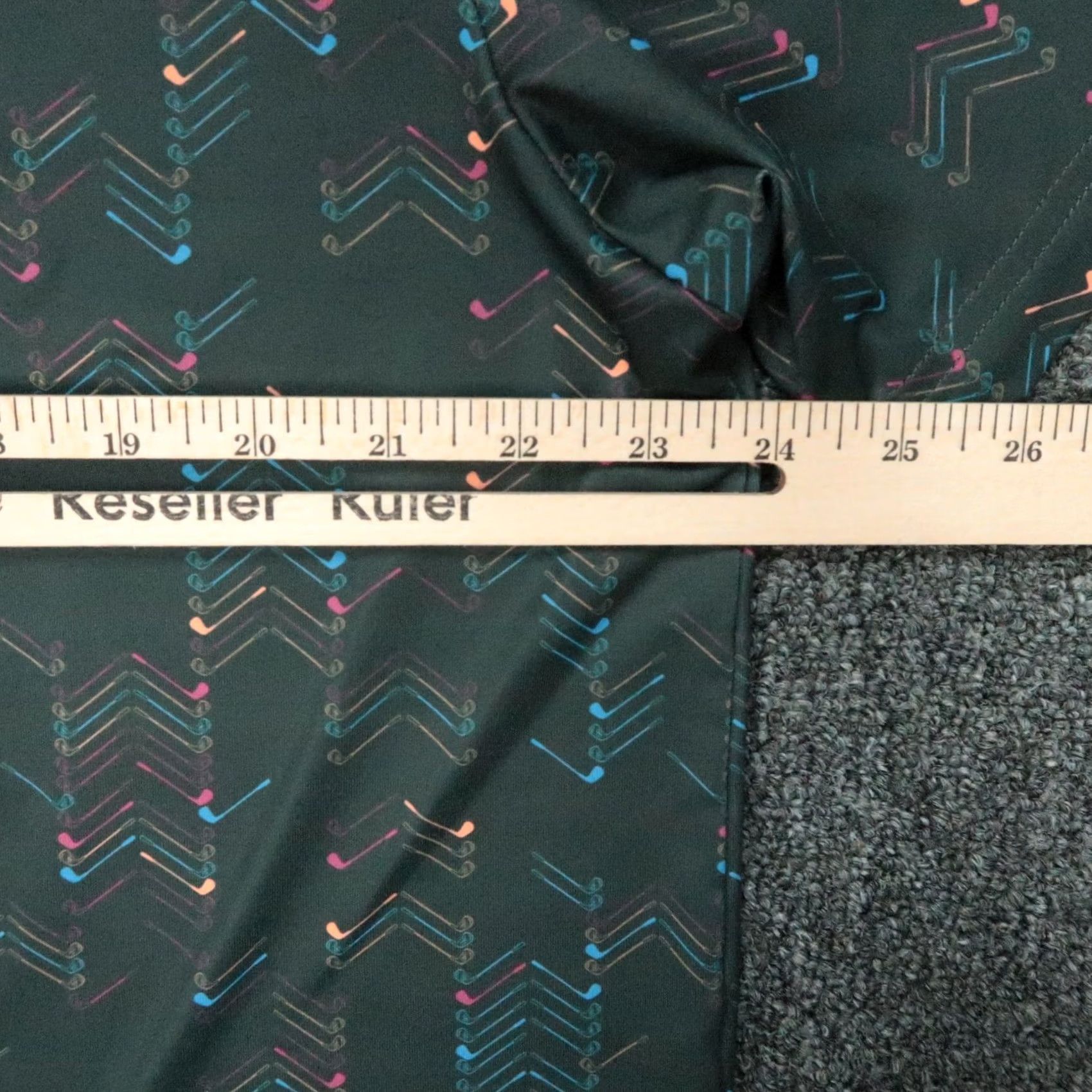 Vintage William Murray Golf Polo Shirt Mens XL Green All Over Print Short Sleeve Size US XL / EU 56 / 4 - 7 Thumbnail
