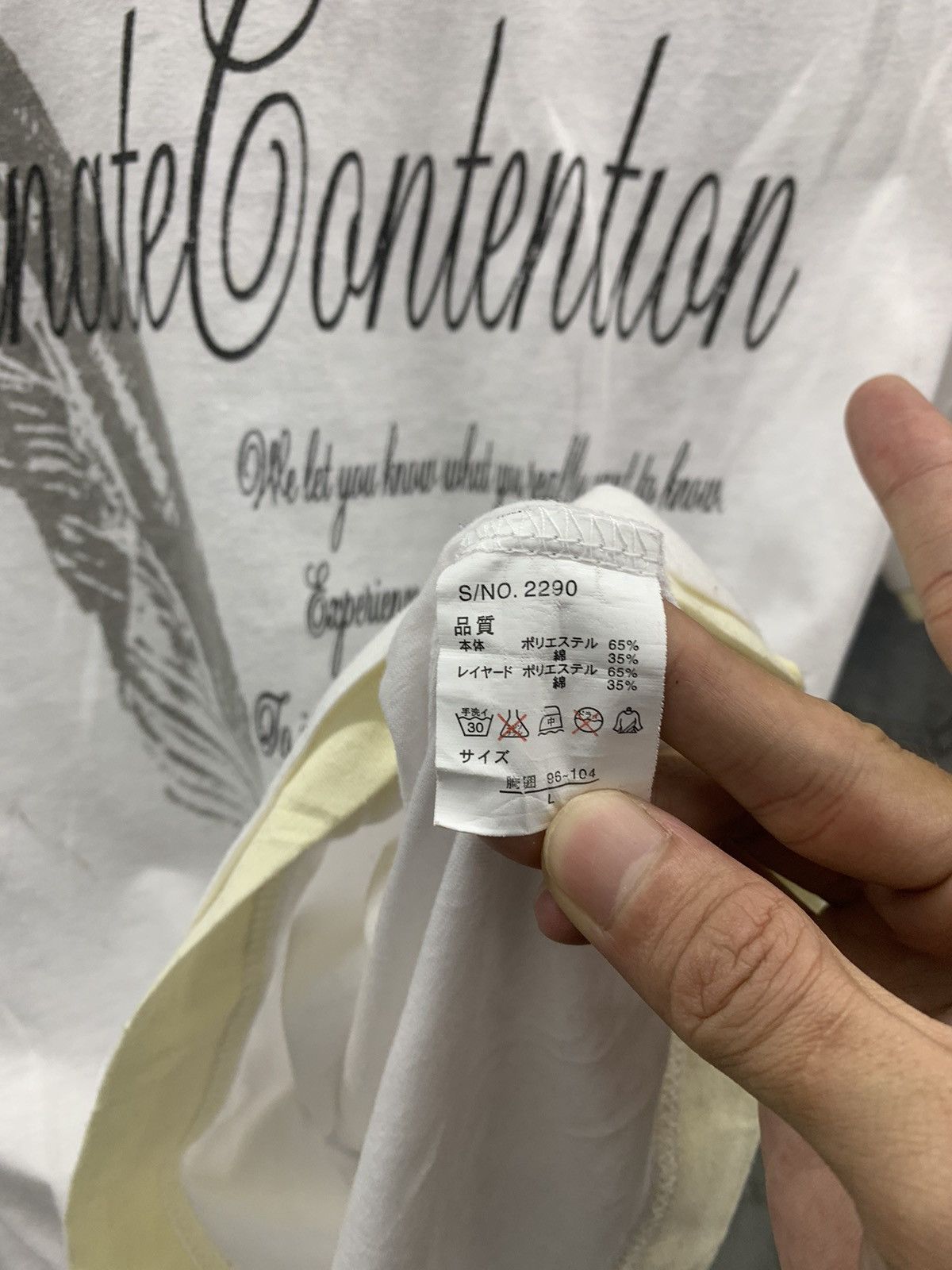 Hysteric Glamour × If Six Was Nine × Japanese Brand Dealetti double layers qoute style Size US M / EU 48-50 / 2 - 5 Thumbnail