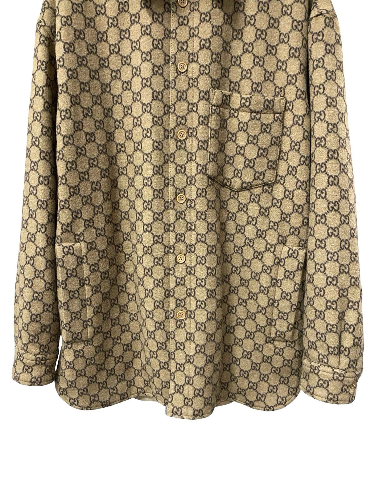 Gucci Gucci GG canvas cotton-blend overshirt Size US S / EU 44-46 / 1 - 4 Thumbnail