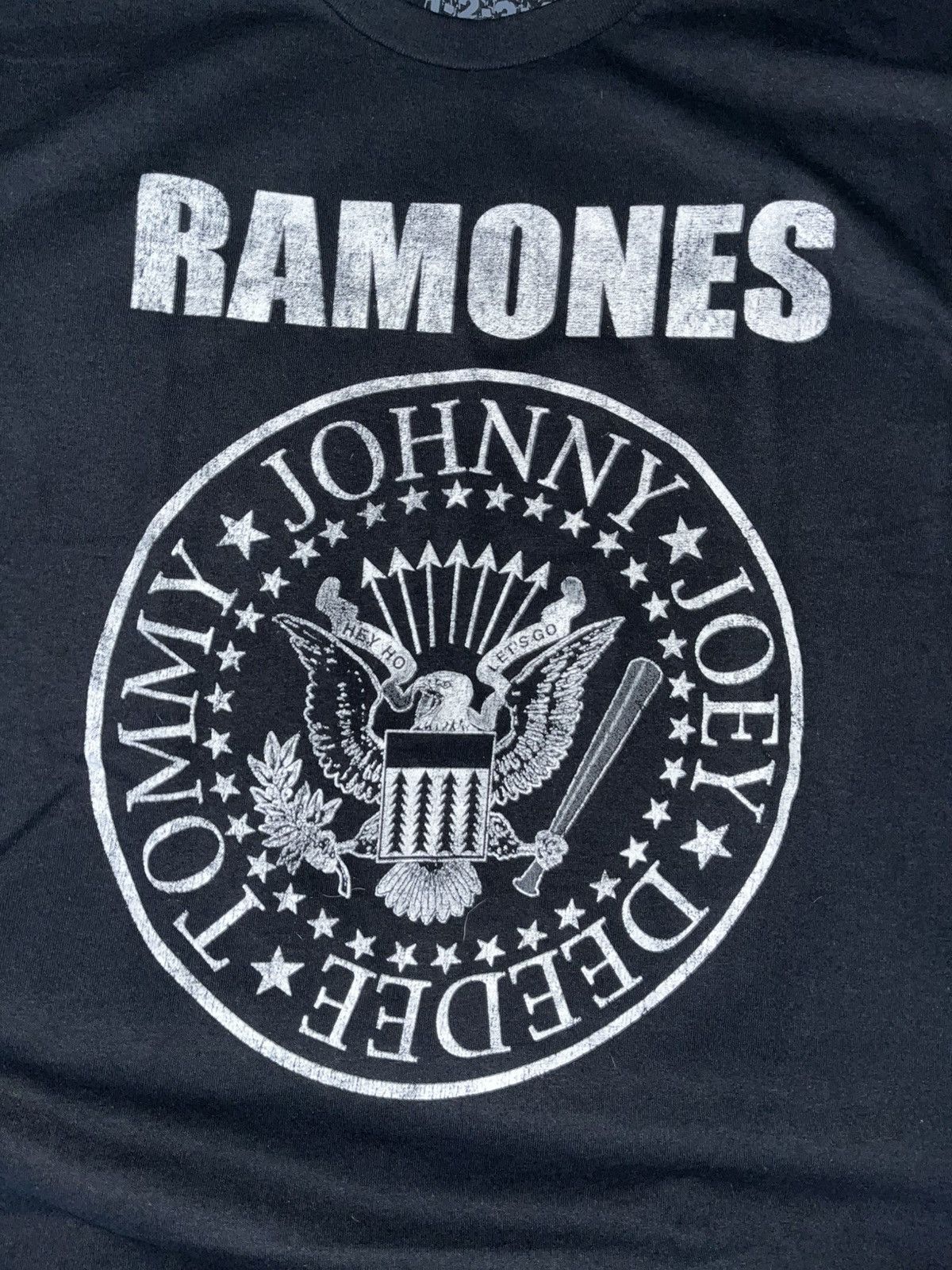 Unsound Rags Crazy Y2K Faded Distressed Grunge Goth ERD Ramones Band Tee Size US XL / EU 56 / 4 - 2 Thumbnail