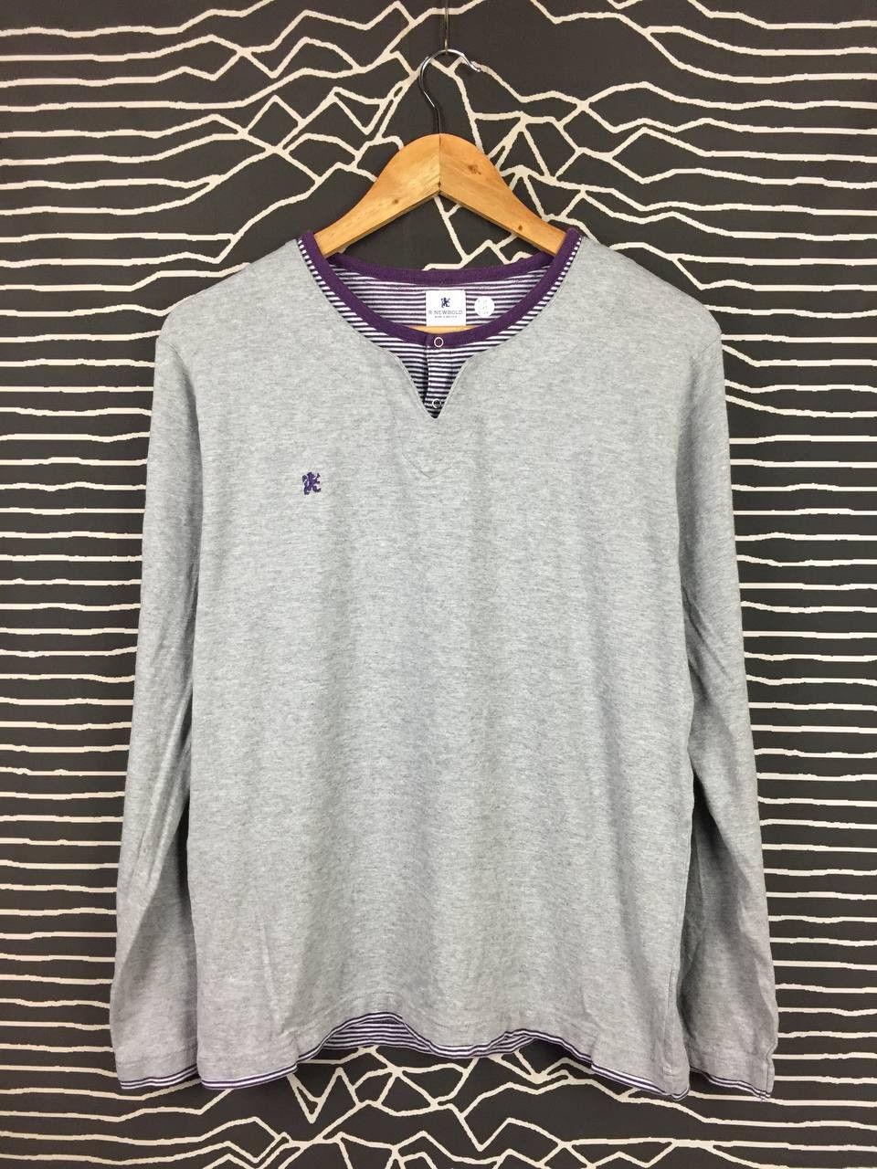 R.Newbold R.Newbold by Paul Smith Layered V-Neck Long Sleeve Tee Size US M / EU 48-50 / 2 - 1 Thumbnail