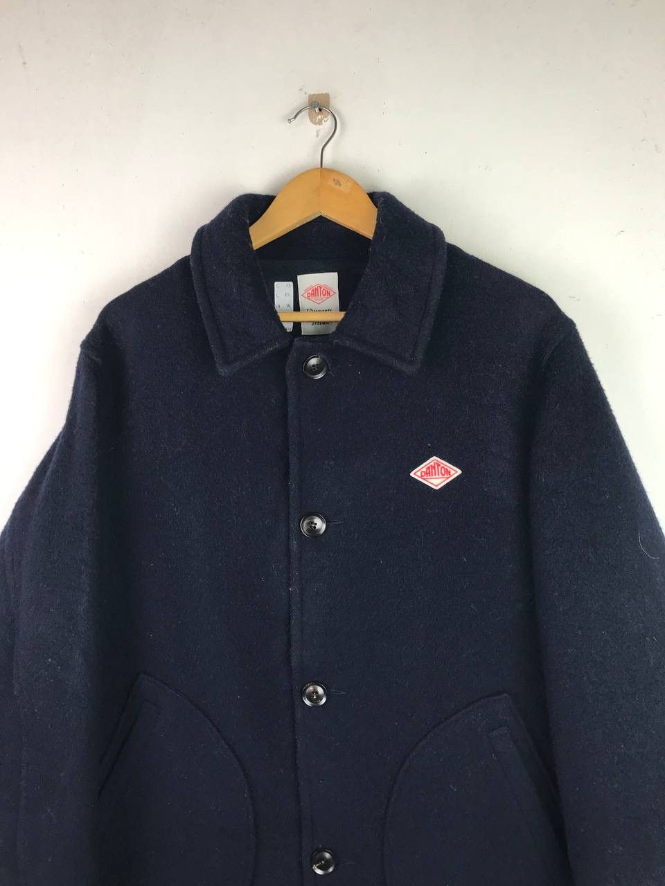 Danton × Japanese Brand Vintage Danton Vetements Long Wool Jacket Size US L / EU 52-54 / 3 - 5 Thumbnail
