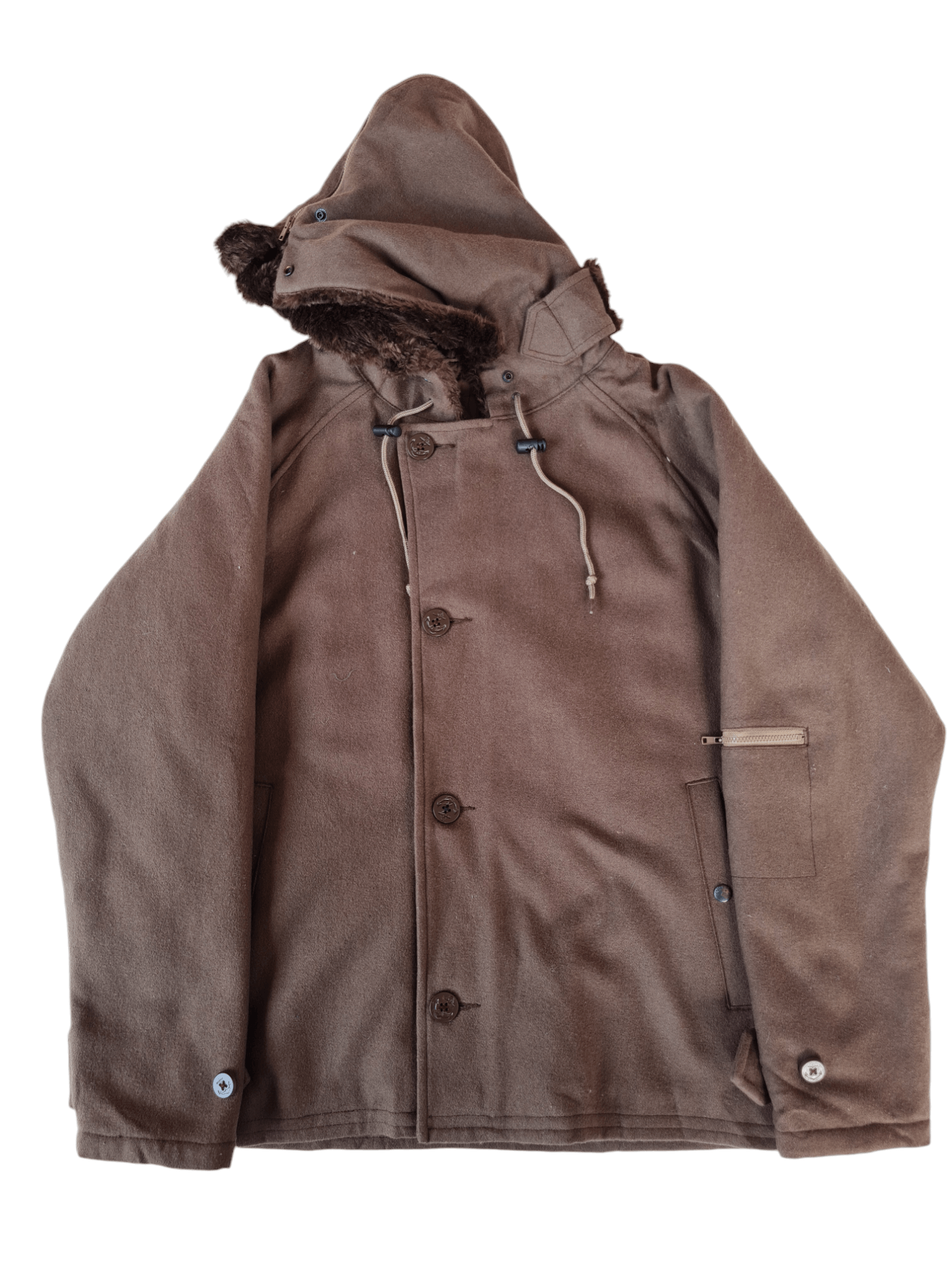Japanese Brand × SHIPS × Vintage Vtg Ships Wool Jacket Zipper Thinsulate Insulation Size US L / EU 52-54 / 3 - 2 Thumbnail