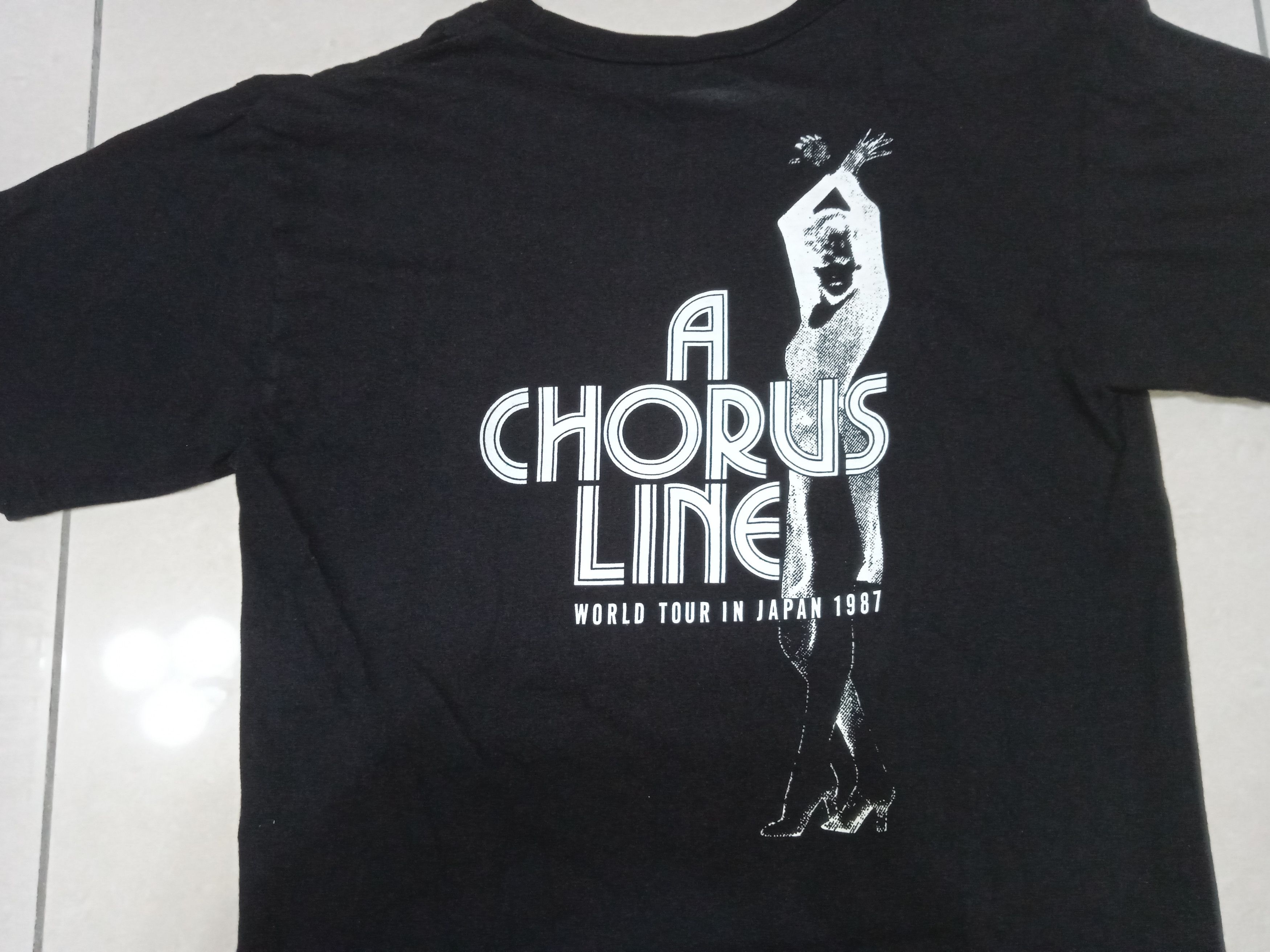 Vintage Vintage 80s A Chorus Line Japan Tour T-Shirt Size US S / EU 44-46 / 1 - 5 Thumbnail
