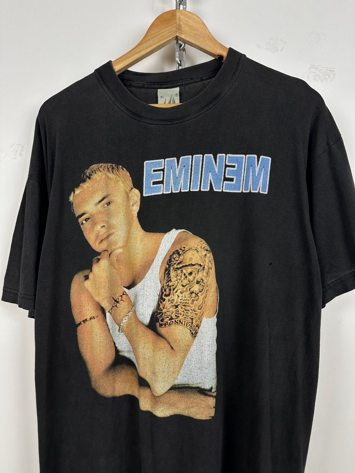 Band Tees 00s Vintage Eminem Graphic Print Rap Hip Hop Band T-Shirt Size US XL / EU 56 / 4 - 3 Thumbnail